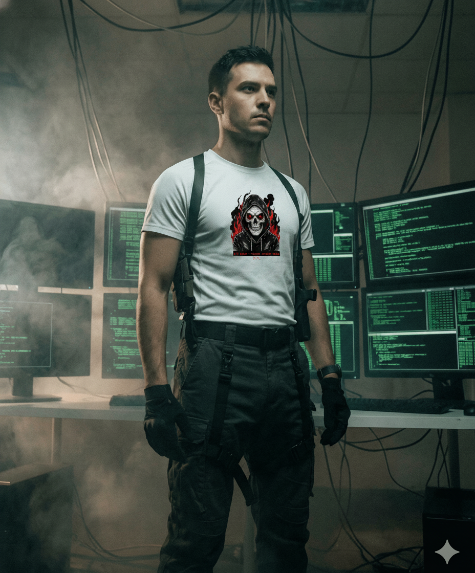 White Product with Model