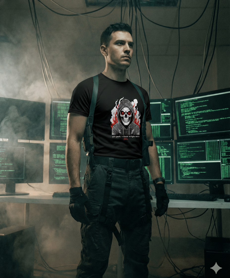 Black Product with Model